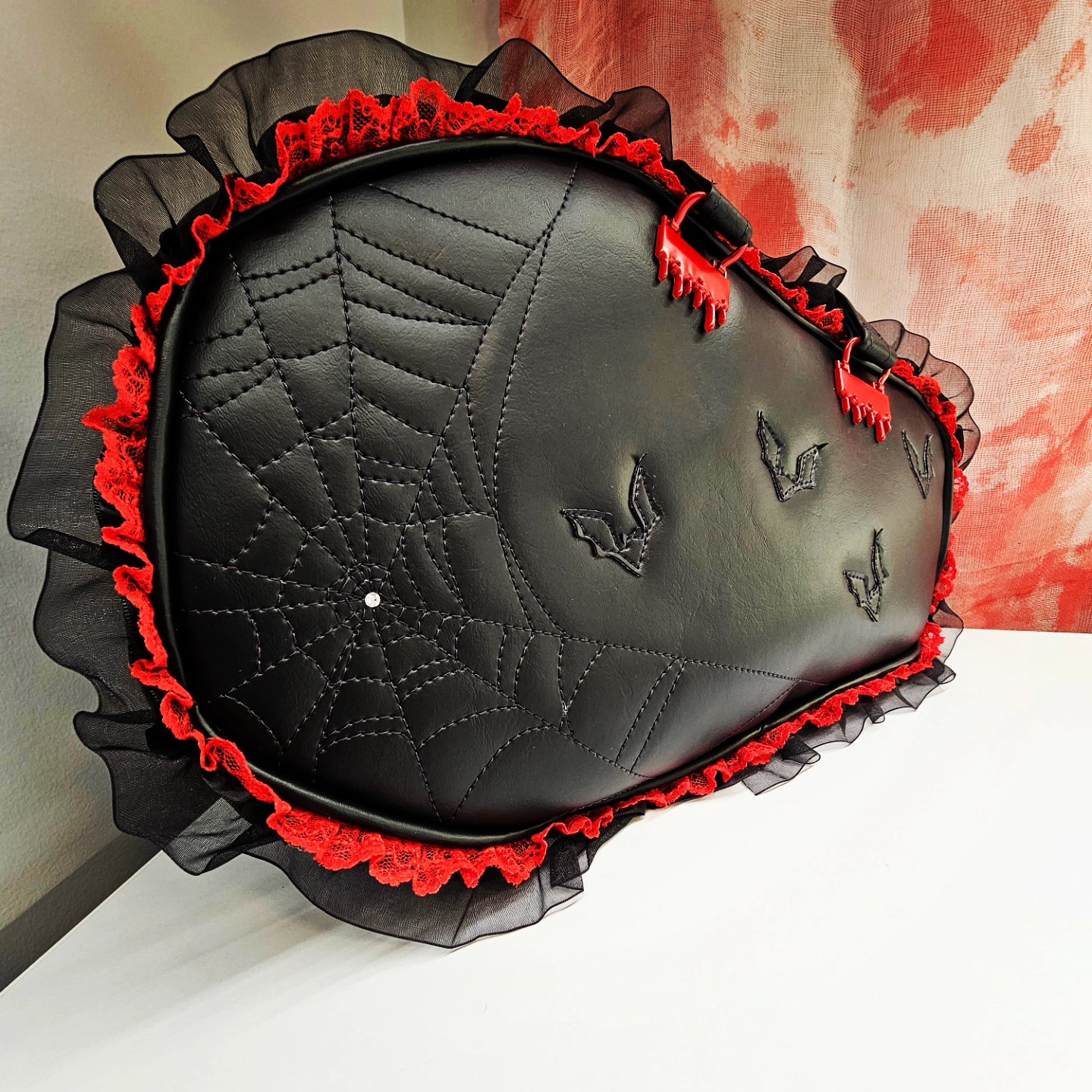 Coffin Spider Web Handbag