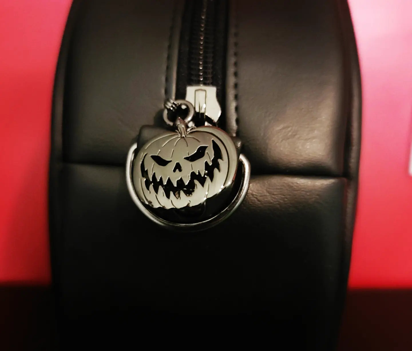 Crosses Black and Glitter Crossbody Bag